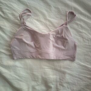 Lululemon light pink like a cloud bra